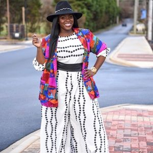 Pants & Jumpsuits - Black and white Jumpsuit Pants & Jumpsuits - Black and white Jumpsuit